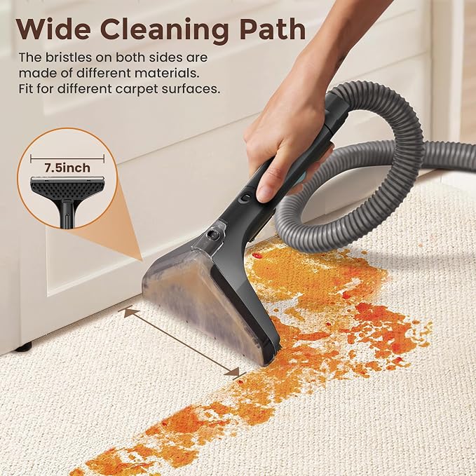DEVOAC C8 Portable Carpet Upholstery Spot Cleaner Machine - Image 5