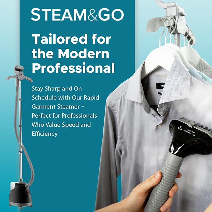 Steam & Go - The Rival Handheld Steamer - Upright Fabric Steamer - Image 6