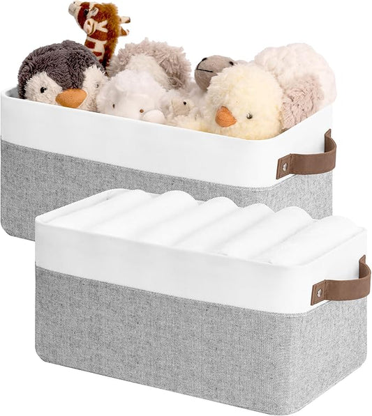 StorageWorks Narrow Storage Bins, Small Basket by StorageWorks