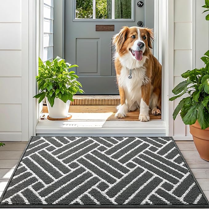 OLANLY Indoor Door Mat, 32x20 Inch, Dirt Resistant and Absorbent, Non-Slip - Image 6