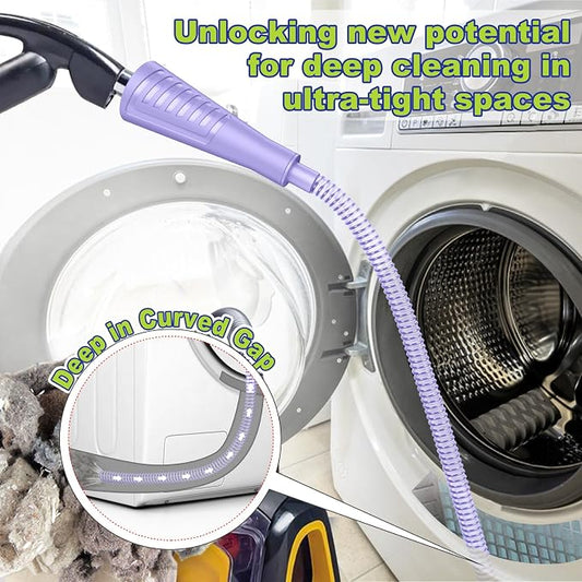 Sealegend Dryer Vent Cleaner Kit Dryer Lint Vacuum Attachment Lint Remover - Image 2