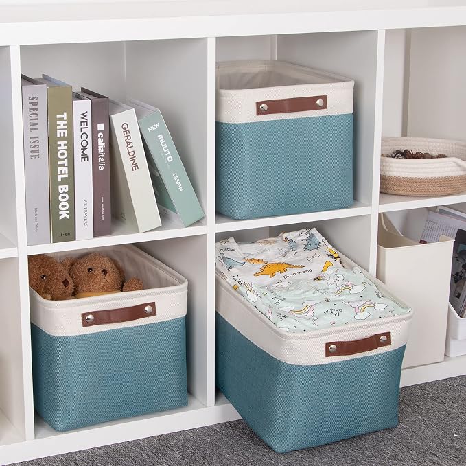 HNZIGE Storage Baskets Bins Large Shelf Baskets - Image 4
