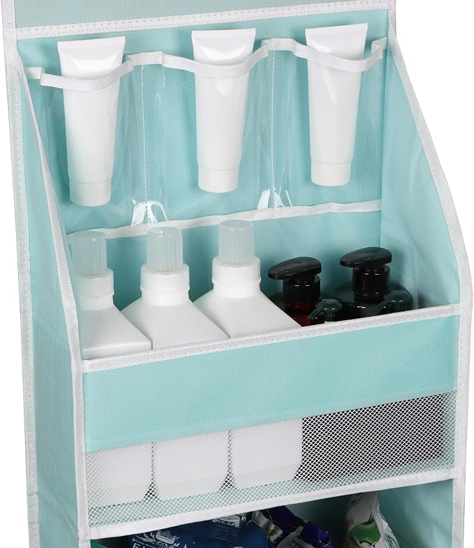Univivi 6-Shelf Over Door Hanging Organizer Fabric Baby Door Storage - Image 2