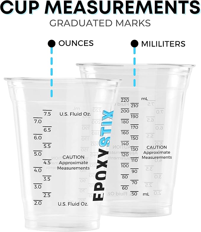 10oz Disposable Graduated Measuring Cups - Image 2