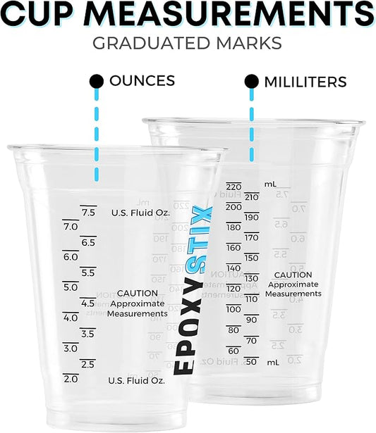 10oz Disposable Graduated Measuring Cups - Image 2