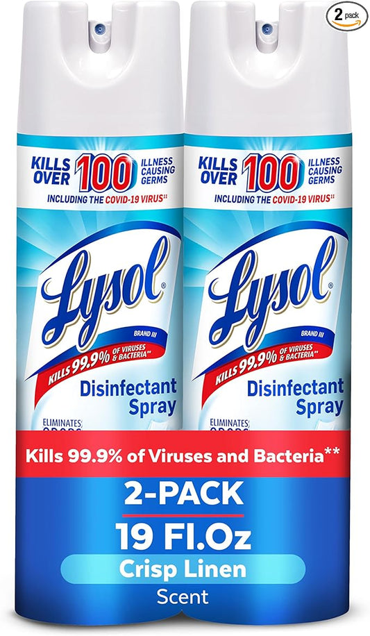 Lysol Disinfectant Spray, Household Essential Cleaning Supplies, Antibacterial by Lysol