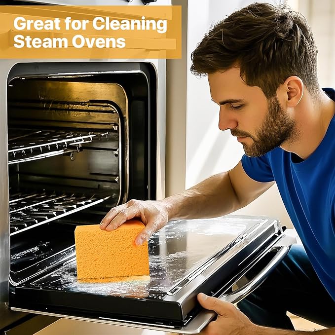 2 PCS Large Natural Cellulose Sponges 6x4x2 Inch - Image 5