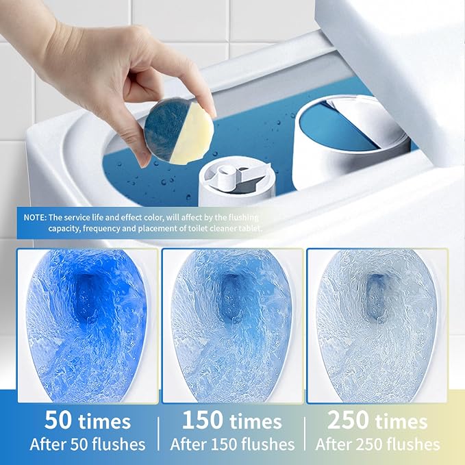 Toilet Bowl Cleaner Tablets, Automatic Toilet Bowl Cleaners, Long-Lasting - Image 5