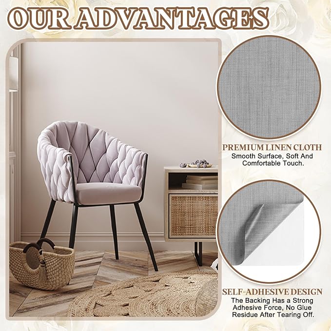 PATIKIL Linen Repair Patch, 8 x 11 Inch Self-Adhesive Linen Fabric Repair - Image 3