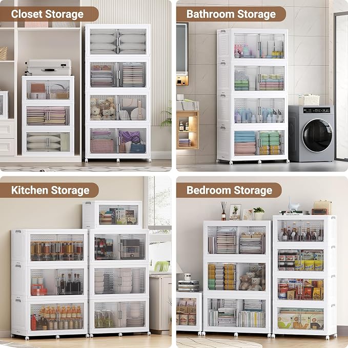 BROVIEW 324 Qt Plastic Storage Bins - Image 6