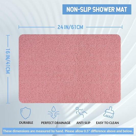 Non-Slip Bathtub Mat, Anti Slip Shower Mat, Fast Drying Bathtub Mats, Foot - Image 2