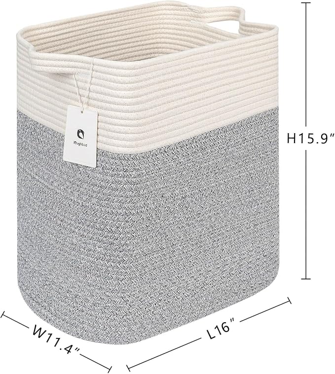 Hamper Toy Storage Collapsible Laundry Bin, Medium Fabric Organizer - Image 4