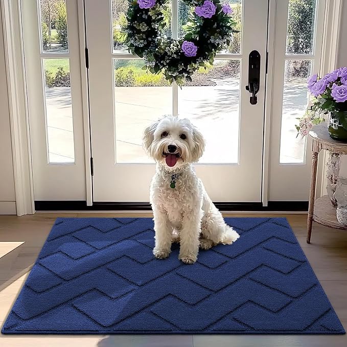 hicorfe Front Door Mat Outside Entrance, Stain and Fade Resistant, Non Slip by Hicorfe