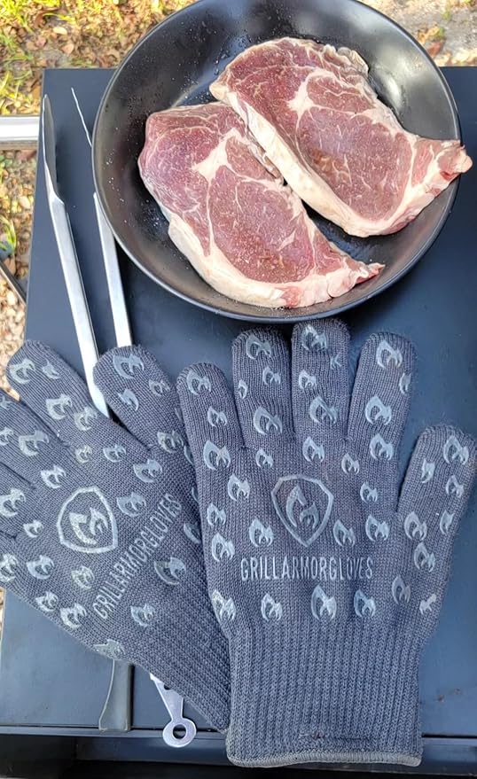 Grill Armor Oven Gloves 932°F Extreme Heat & Cut Resistant Oven Mitts - Image 8