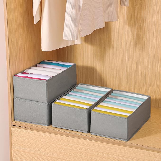 4 Packs T-shirt Drawer Organizers - Image 7