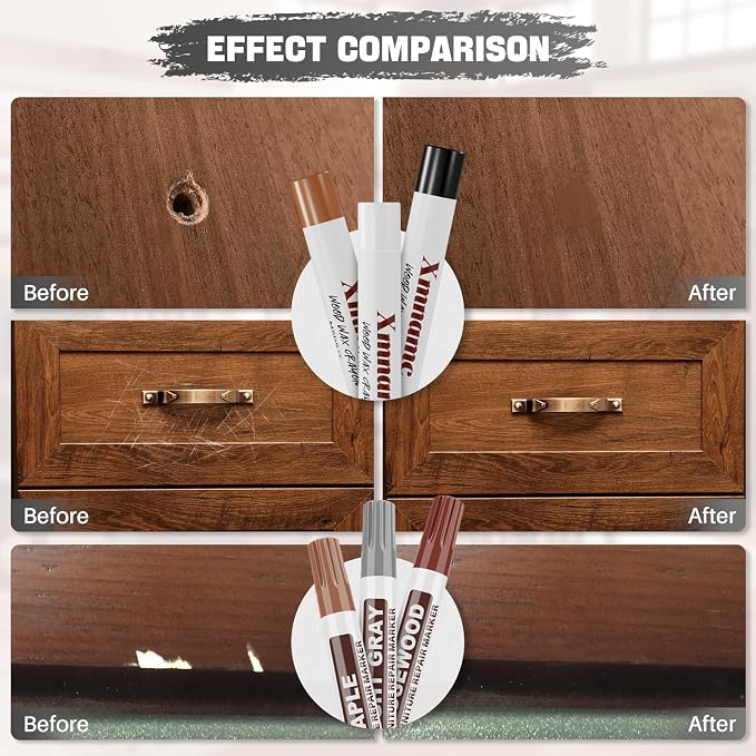 Wood Filler Sticks, Wax Sticks for Furniture Markers Repair Any Scratches - Image 5