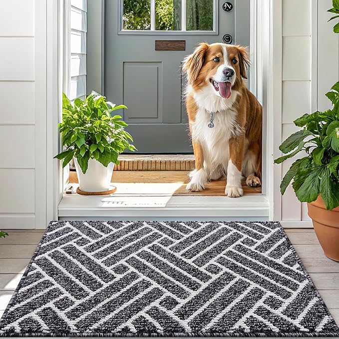 OLANLY Indoor Door Mat, 40x32 Inch, Dirt Resistant and Absorbent, Non-Slip - Image 6