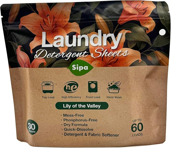 SIPA Laundry Detergent Sheets Bag - Image 5