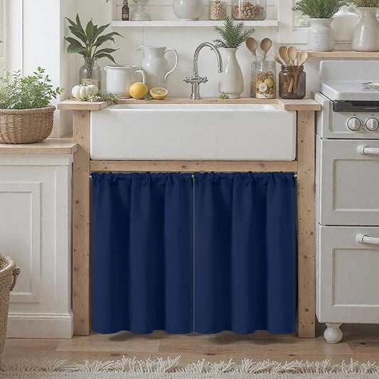 BGment Small Blackout Curtains 36 Inch Length - Image 2