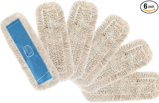 MATTHEW CLEANING 24'' Industrial Strength Cotton Dust Mop Refill Washable by MATTHEWCLEANINGPRODUCTS