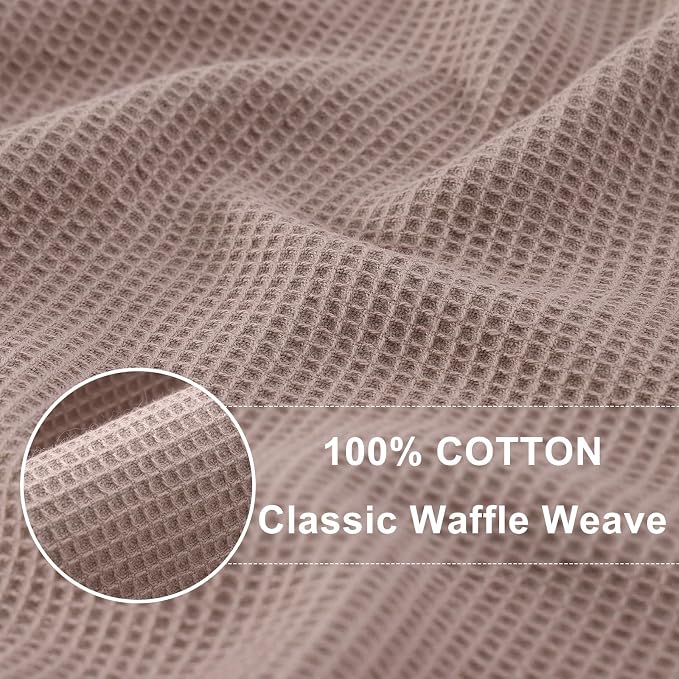 Homaxy 100% Cotton Waffle Weave Dish Cloths - Image 2
