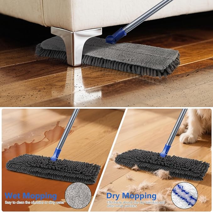 Masthome Microfiber Mops for Floor Cleaning, Dust Mop - Image 4