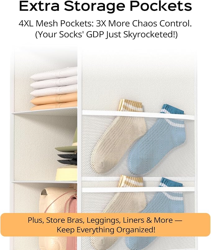 Extra Deep Hanging Closet Organizer - Image 6