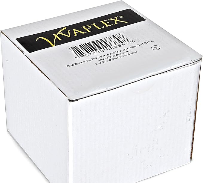 Vivaplex 6, Cobalt Blue, 2 oz Glass Bottles, - Image 2