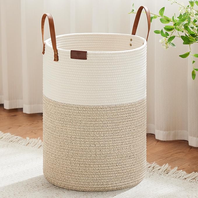 VIPOSCO Tall Laundry Basket, Large Dirty Clothes Hamper by VIPOSCO