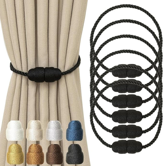 Magnetic Curtain Tiebacks Rope Curtain Tie Backs by CurtainTiebacks