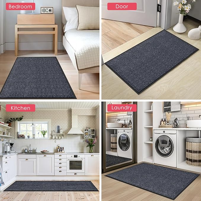 Kuyal Front Door Mat, Commercial Floor Inside Outside Entrance, Heavy Duty - Image 5