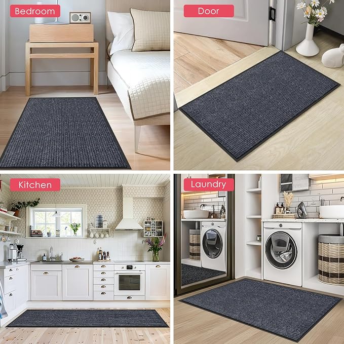 Kuyal Front Door Mat, Commercial Floor Mats Inside Outside Entrance, Heavy Duty - Image 5