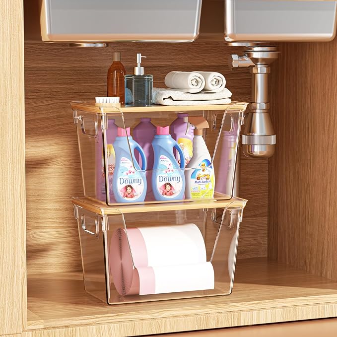 1 Pack Stackable Storage Trash Bag Holder - Image 3