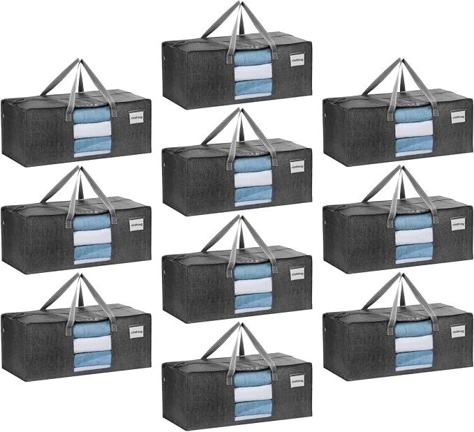 VENO 10 Pack Moving Bags Extra Large Storage Bags by Veno