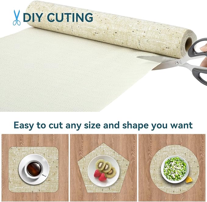 Shelf Liner 20 x 72 Inch 2 Rolls Shelf Liner Non Adhesive, Drawer Liner Non - Image 4