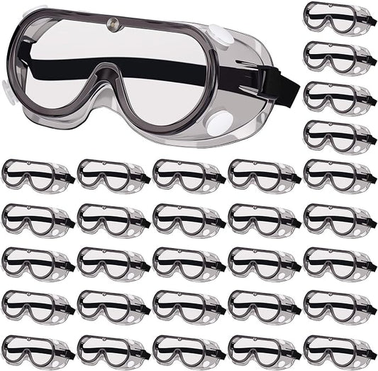 Yunsailing Protective Safety Goggles Lab Over Glasses Clear Anti Fog Eye by Yunsailing