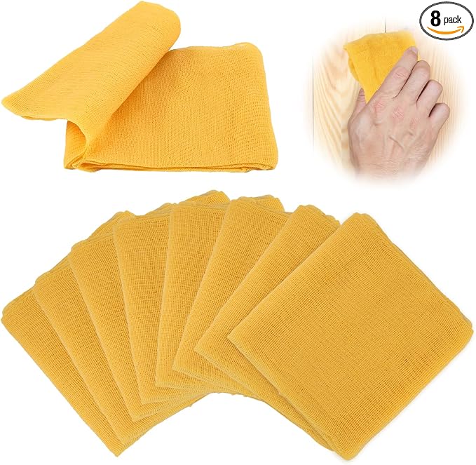 8 Pack Tack Cloths, Tack Rags for Woodworking, 17.7 x 35.4 in Tac Cloth Dust by Unknown
