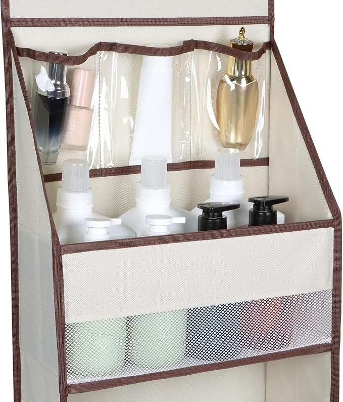 Univivi 6-Shelf Over Door Hanging Organizer Fabric Baby Door Storage - Image 2
