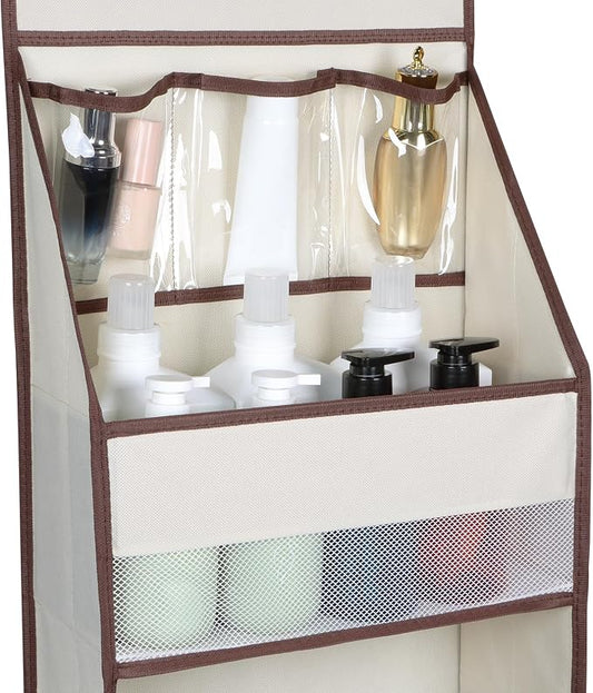 Univivi 6-Shelf Over Door Hanging Organizer Fabric Baby Door Storage - Image 2