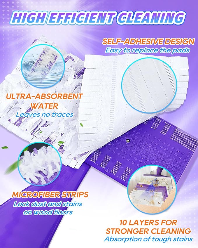 Replacement Mop Pads Refills 20 Pack - Image 6