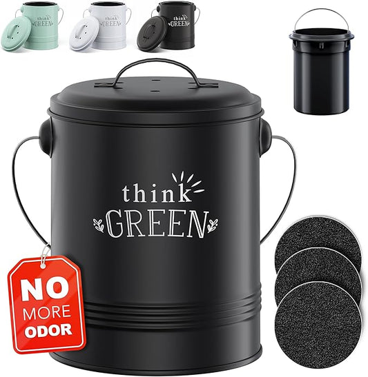 Barnyard Designs Compost Bin for Kitchen Counter by BarnyardDesigns