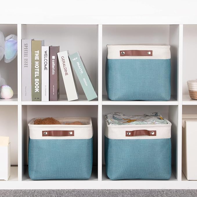 HNZIGE Storage Baskets Bins Large Shelf Baskets - Image 7