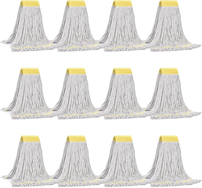 Matthew Cleaning Commercial Mop Head Replacement, 5 Inch Wide Headband by MATTHEWCLEANINGPRODUCTS