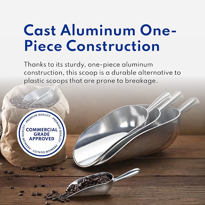 New Star 34585 Cast Aluminum Utility Scoop - Image 6