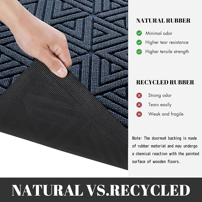 Yimobra Extra Large Door Mat 60x32, All-Weather Waterproof Non-Slip Welcome - Image 5