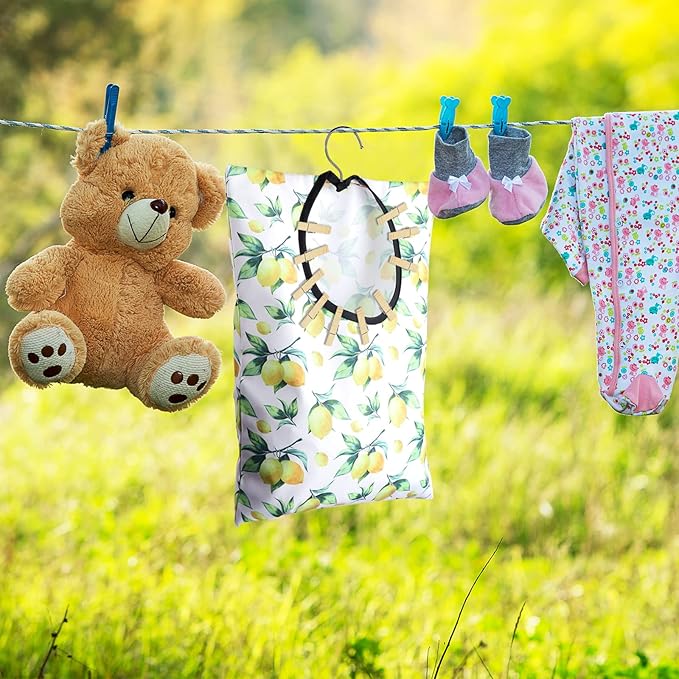 2 Pcs Lemon Clothespin Bag - Image 5