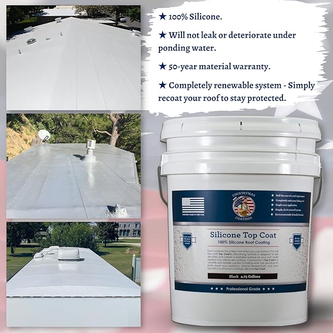 Countryman Coatings 100% Silicone Roof Coating - Image 3