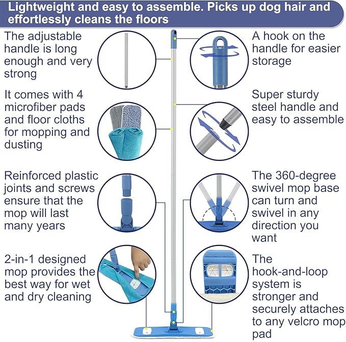 Microfiber Mops for Floor Cleaning - Image 2