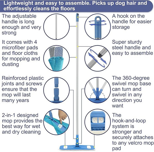 Microfiber Mops for Floor Cleaning - Image 2