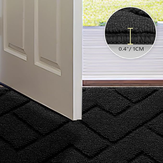 hicorfe Indoor Doormat, Welcome Door Mat TPR Backing Non Slip Mats 20"x31.5" - Image 4